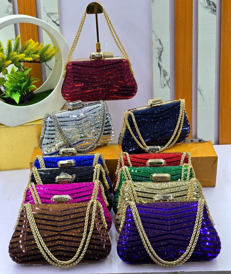 Ladies Bling Clutch Bag | Sparkly Evening Clutch
